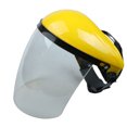 thumbnail image 4 of Pantalla Facial Completa Y Visera Sombrero Casco Protector Ocular Para Cortasetos Blanco Sunnimix Visera de protección facial, 4 of 8