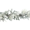 thumbnail image 4 of Northlight Flocked Pinecones and Berries Artificial Pine Christmas Garland - 6' x 8" - Unlit, 4 of 8