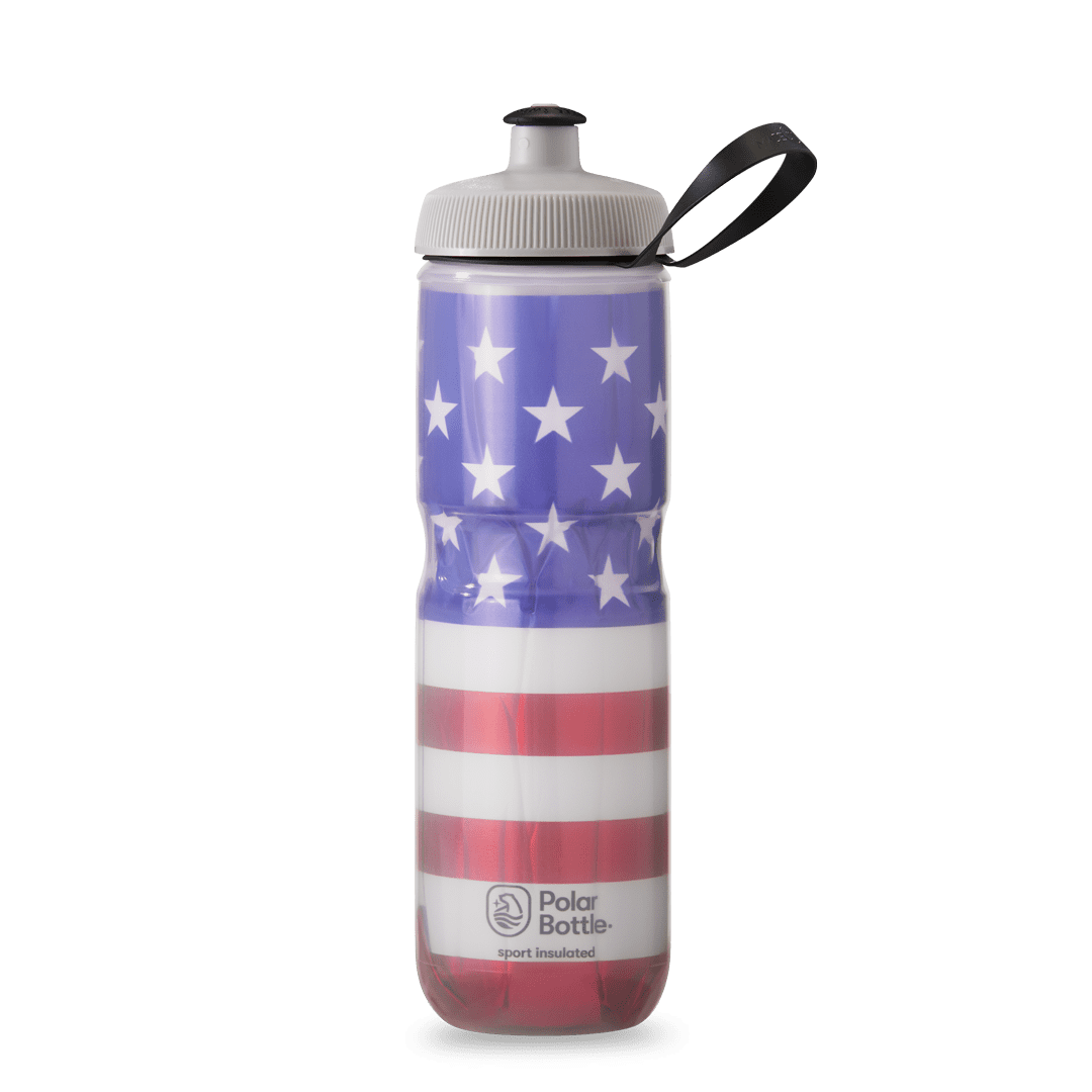 Polar Bottle USA Flag 4th of July Sport Insulated 24oz Bottle USA