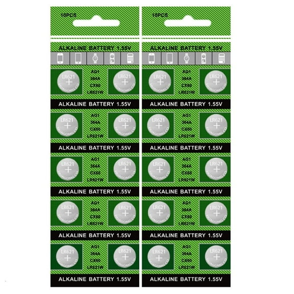 WE-POLUJ Long Lasts AG1/364/LR621 Button Batteries for Electronic Device Watch Battery