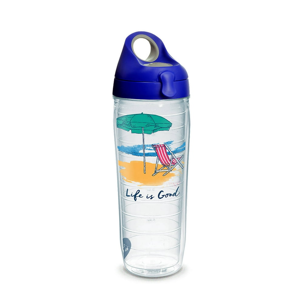 Life is Good. Beach Chair 24oz Tervis Water bottle