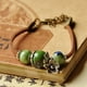 thumbnail image 1 of Pulseras para mujer, regalos para mujer, pulsera de cuentas multicolor con costuras de metal., 1 of 2