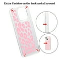 thumbnail image 3 of Mantto Case For iPhone 14 Plus Phone Case,Luxury Leopard Pattern Design Cases Soft Silicone Slim TPU Shockproof Protective Bumper Cover for Women Men For iPhone 14 Plus, Pink, 3 of 8