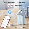 thumbnail image 3 of NIIMBOT Label Maker Bluetooth Label Printer Household Organization D110 Label Maker Machine with Tape, Portable Label Maker for School Kids Office File Labeling, Quick Home Use, Blue, 3 of 7