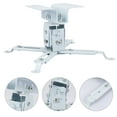 thumbnail image 1 of OUNONA Steel Wall Projector Mount White 1 Set for Users Needing Projector Mounting Solutions, 1 of 7