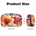 thumbnail image 5 of Flower Electronic Travel Case Organizer USB Case Charger Phone Case Cable Organizer, Oxford Fabric Waterproof Portable Digital Storage Bag for Cables, Chargers, Phones - 5.9x9.44x3.14 in, 5 of 6