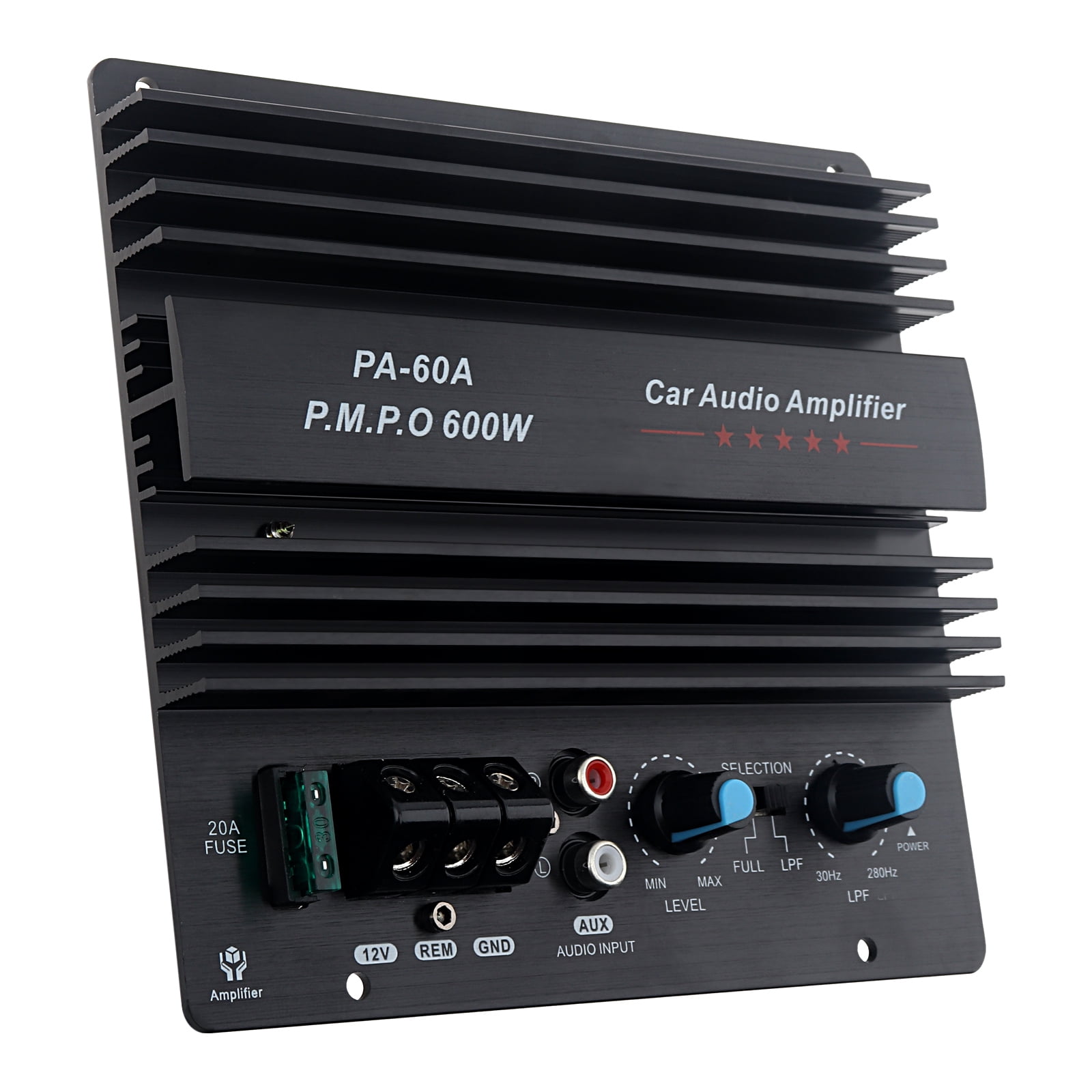 12V 600W Subwoofer Board Bass Module High Power Mono Channel Car Audio Amplifier Board, Powerful Bass Car Audio High Power Amplifier Amp Board