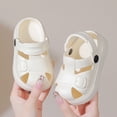 thumbnail image 5 of JIAYUE Unisex Kids Clogs Sandals Closed Toe Trendy Solid Color Slip-On Summer Cozy Flat Breathable Water Shoes For Beach Pool Outdoor Activities, 5 of 8