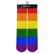 Gay Pride Rainbow Graphic Socks | Unisex, Fits US 6-13
