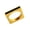 Gold, variant on Square Rings for Women 4MM Silver Gold Plated Geometric Stainless Steel Acrylic Simple Personalized Minimalist Unique Gifts Jewelry Gold Size 8