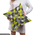 thumbnail image 4 of Ambesonne Mustard Yellow Fabric by the Yard Upholstery, Modern Box Cubes, 3 Yards, Mustard Yellow, 4 of 4