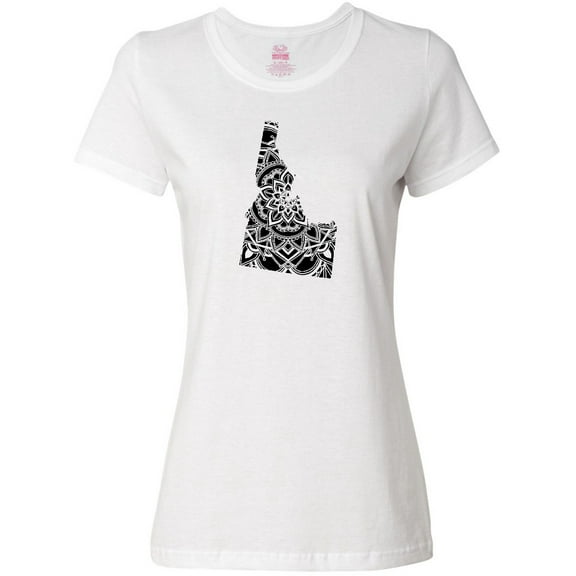 Inktastic Idaho Silhouette Mandala Women's T-Shirt