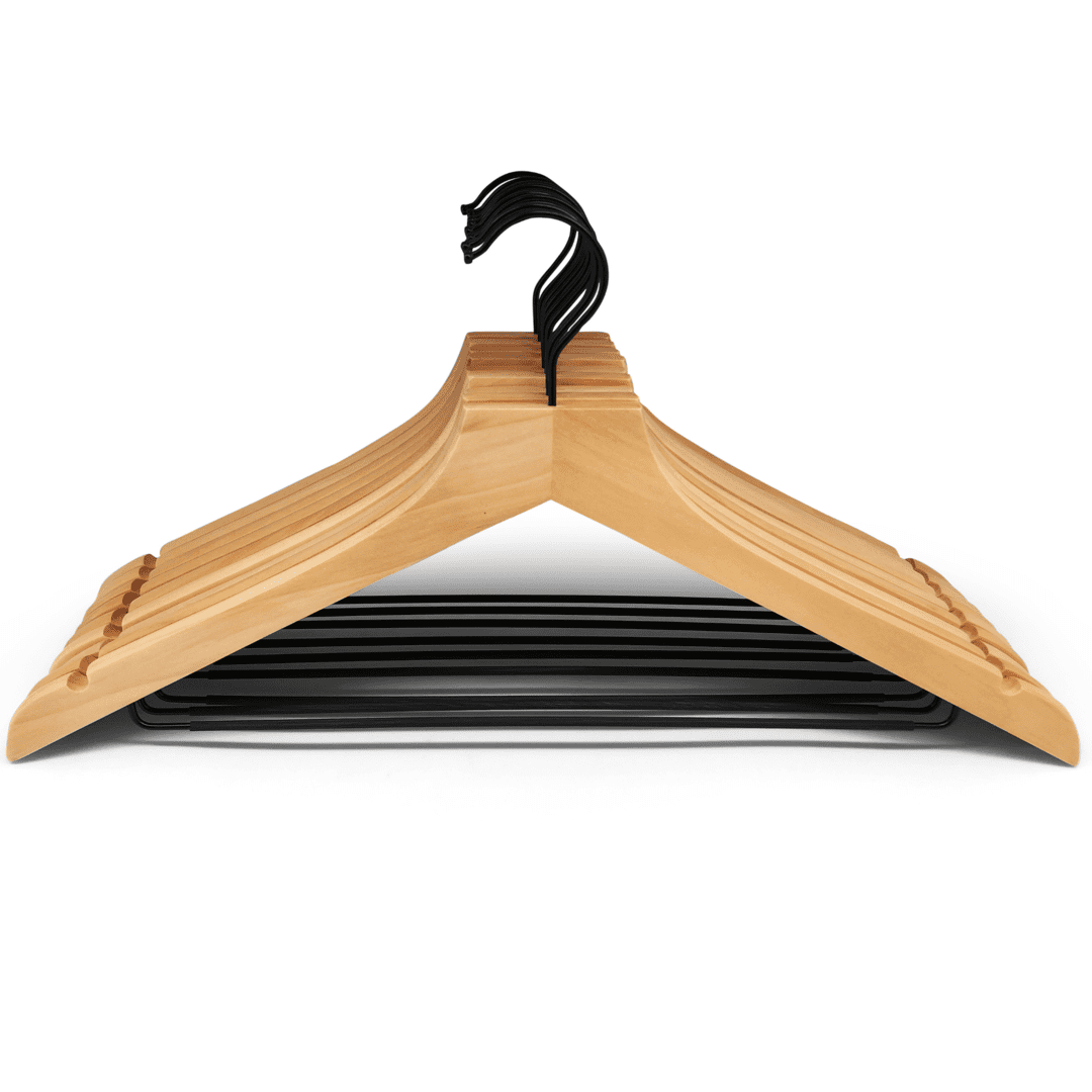 15 inch wooden hangers