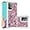 Rose, variant on Compatible with Samsung Galaxy A52 5G Case Glitter Liquid Cute Clear Phone Case Floating Quicksand Shockproof Protective Bumper Silicone TPU Case for Samsung Galaxy A52 5G Love Pink YB