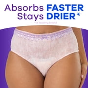 Always Discreet Adult Incontinence Underwear for Women and Postpartum Underwear, s/m, up to 100% Bladder Leak Protection, 28 Count