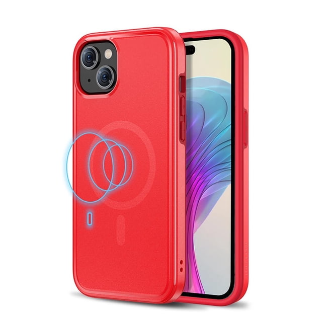 Funda MYBAT Fuse con MagSafe para iPhone 15 PLUS Roja