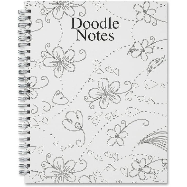 House of Doolittle Doodle Notes Spiral Notebook - 111 Pages - Spiral Bound - 7 House of Doolittle Doodle Notes Spiral Notebook - 111 Pages - Spiral Bound - 7