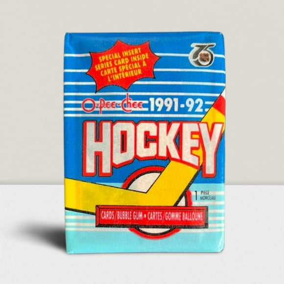 1991-92 O-Pee-Chee Hockey NHL Hobby Wax Pack - 9 Cartes par Pack