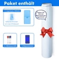 thumbnail image 4 of Self Adhesive Wall Sticker Roll For Desk Glass Fridge Office Door Classroom, Magnetic Receptive White Board Dry Erase With Markers Included, Easy Install Cost Effective, Smooth Flat Surface (6.5 FT), 4 of 5