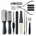 thumbnail image 1 of Outils de Pédicure Professionnels Fixés 15 dans 1, Fichier de Pied Callus Remover Kit, 1 of 5