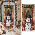 thumbnail image 4 of Christmas Door Cover 6.7x3 Ft Xmas Background Door Curtain Exquisite Printed Door Covers Hanging Fabric Winter Holiday Decor Gifts, 4 of 6