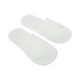 thumbnail image 2 of Unique Bargains 1Pair Disposable Slippers Foldable Closed Toe Hotel Slippers White, 2 of 5