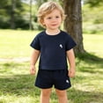 thumbnail image 2 of WhouRiu Boys Casual Embroidery Outfits Short Sleeve Tees And Shorts Sets Baby Summer Cute Clothes, 2 of 9