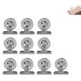 thumbnail image 2 of 10pcs Sans Rayures Clip Pince Forte Clip en Acier Inoxydable Liant Tableau Blanc Mémo Message Titulaire Classe Professeur Autocollants Clips, 2 of 9