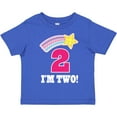 thumbnail image 3 of Inktastic 2nd Birthday 2 Year Old Girls Rainbow Star Girls Toddler T-Shirt, 3 of 5