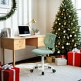 thumbnail image 4 of Homy Casa Boys' Girls' Swivel Study Chair with Pink Fabric Seat and Adjustable Height, 4 of 10