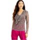 thumbnail image 2 of INC Blusa con volantes para mujer, metálica, pequeña, 2 of 2