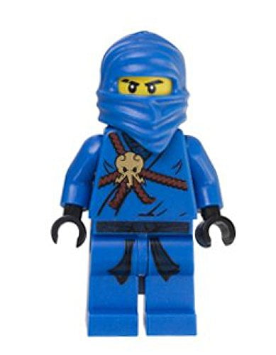 LEGO Ninjago Minifigure Jay Zukin Robe Jungle Blue Ninja with Dual Gold Sai 70749 