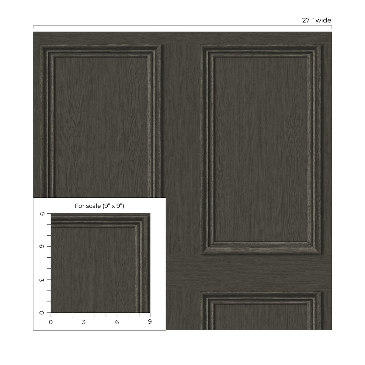 Stacy Garcia Home Faux Wood Panel Peel and Stick Wallpaper