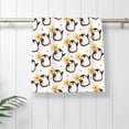 thumbnail image 4 of Kdxio Hand Towel Penguin With Flowers for Bathroom Kitchen Fingertip Bath Towels 27.5 x 16 Inch Home Hotel Gym Laundry Room, 4 of 5