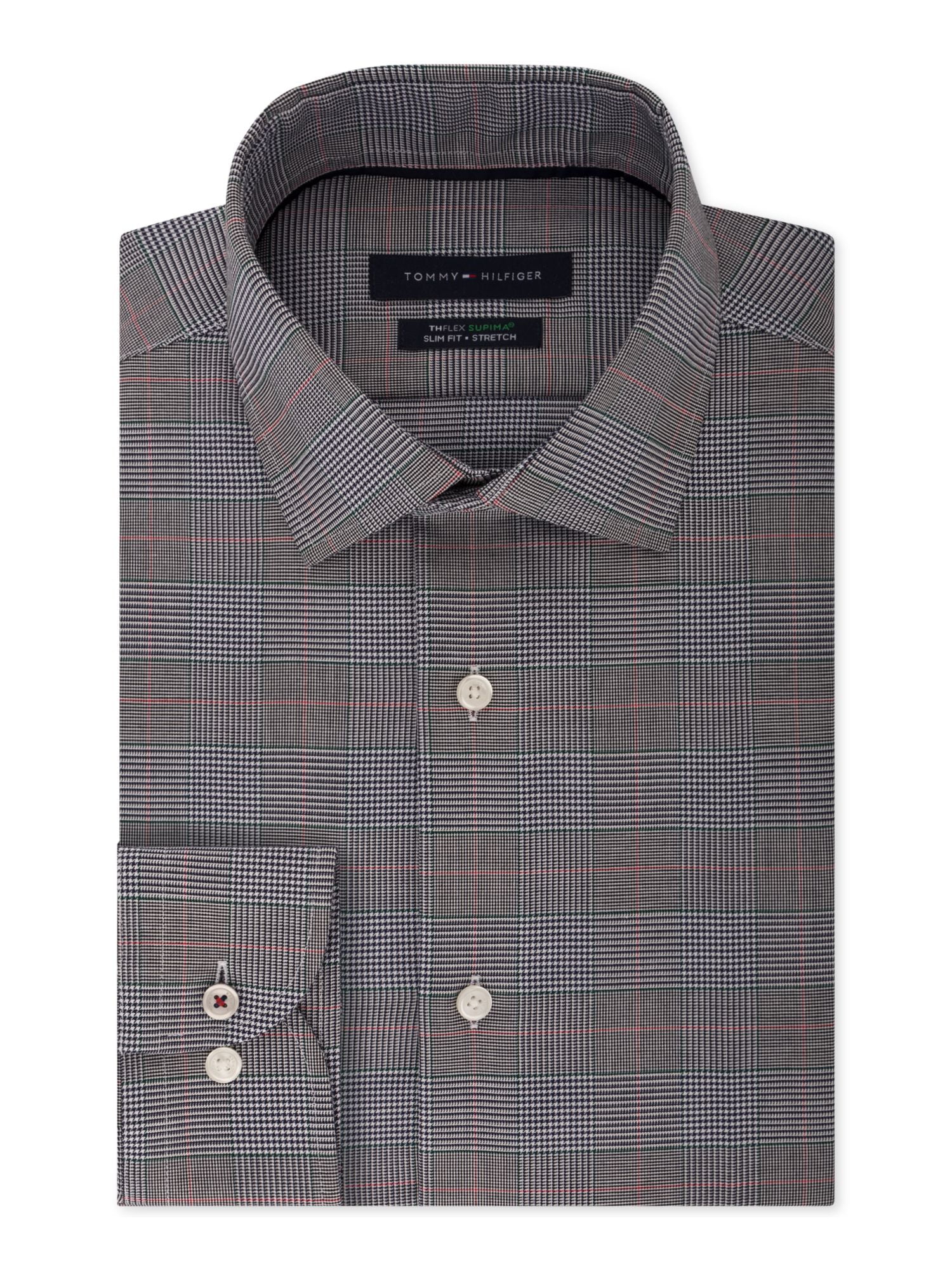 black tommy hilfiger dress shirt