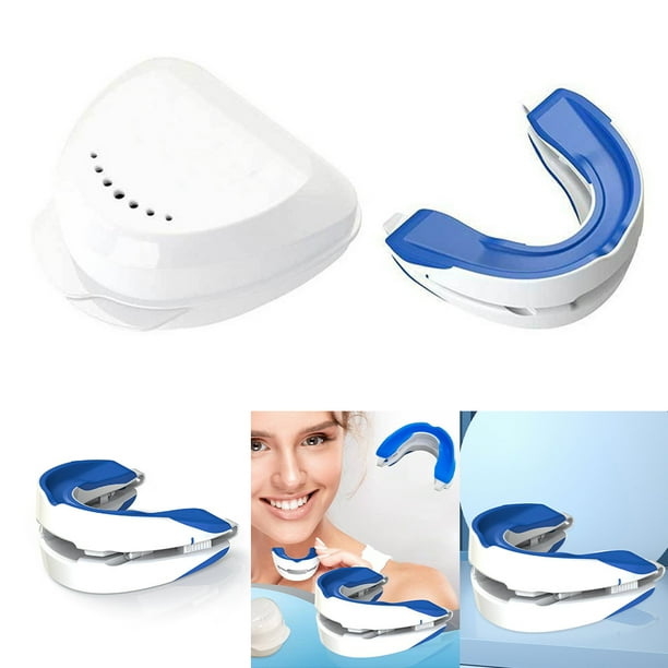 Dispositivo Antirronquidos Silicona Oral Ajustable para Ayudarle A Dormir Por La Noche Evitar Ronquidos Y Ronquidos Y Evitar Rechinar Los Dientes Y Roncar Con Aparatos Ortopédicos.