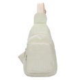 thumbnail image 2 of Bolsa De Pecho Bolsa de pecho Bolsa bandolera casual Correa ajustable de color sólido para vacaciones de fin de semana Ndcxsfigh Para Estrenar, 2 of 9