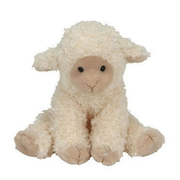 TY Basket Beanie Baby - MEEKINS the Lamb (3.5 inch)