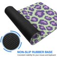thumbnail image 6 of Long Mouse Pads for Desk,Green and Purple Of Leopard Print Desk Mats on Top Of Desks, Desk Mouse Pad Extra Large with 3mm Non-Slip Base and Stitched Edge for Gaming,Office,Work,Home 31.5"x11.8", 6 of 6