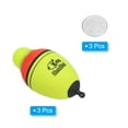 thumbnail image 3 of Uxcell 3Pcs 1.4oz Flotadores de Pesca Iluminados EVA Flotador de Pesca con Batería, 3 of 5