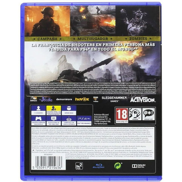 Call of duty world war ii best sale ps4