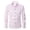 Pink, variant on Wyobmus Mens Long Sleeve Shirt Classic Business Style Slim Fit Solid Button Down Shirt Beige