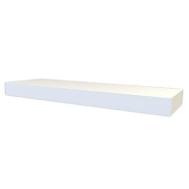 Hometrends 23 inch Floating Shelf White, 23" White Floating Shelf