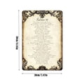 thumbnail image 3 of BingTong Spanish Psalm 91 Wood Sign Aluminum Decor Signs Vintage Psalm 91 Wall Art Spanish Inspirational Religious Decor, Home Prayer Room & Holiday Celebrations Metal Sign Khaki, 3 of 6