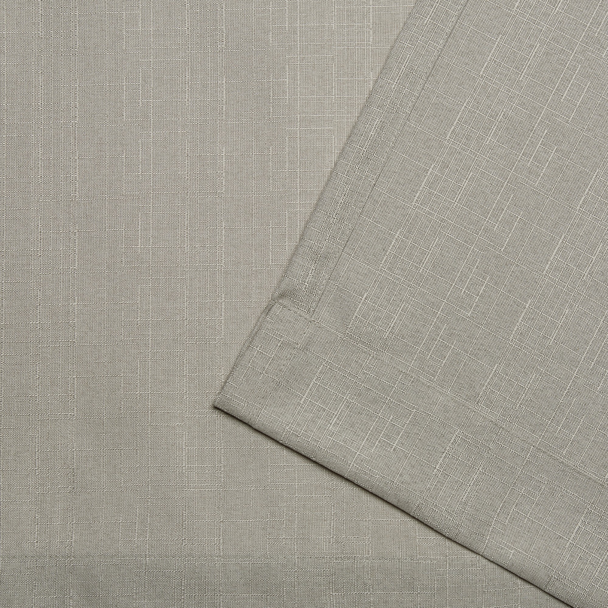 Exclusive Home Loha Light Filtering Pinch Pleat Curtain Panel Pair, 84" Length, Beige