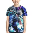thumbnail image 2 of Jujutsu Kaisen Satoru Gojo Kids T-Shirt 3d Printed Graphic T-Shirts Boys And Girls Short Sleeve Shirts For Youth Kids X-Small, 2 of 7