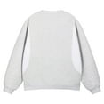 thumbnail image 4 of qucoqpe Men's Color Block Oversized Crewneck Sweatshirts Casual Fashion Long Sleeve Fleece Lined Pullover Top for Men, 4 of 4