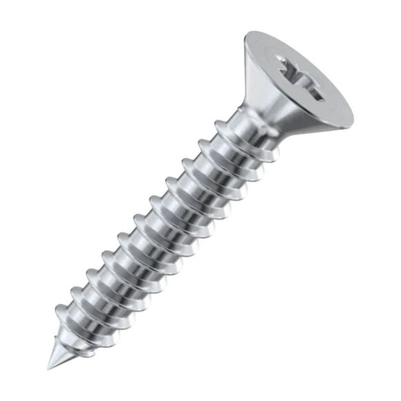 Picardy Vis Pozi Plaquée Zinc Fraisée (Pack de 200)