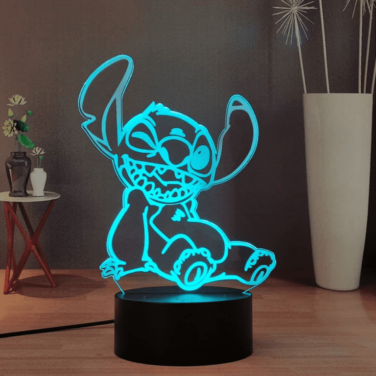 ZeHaiYlf Stitch Night lightt，3D Illusion Stitch lamp, 2 Pattern Stitch LED  Night Lamp for Room Decor…See more ZeHaiYlf Stitch Night lightt，3D Illusion