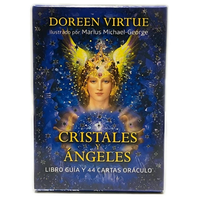 Oráculo Ángeles Y Cristales 44 Cartas + Guía Espiritual
